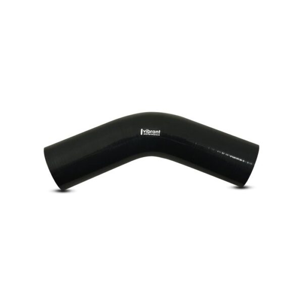 45 Degree Elbow, 1.625" I.D. x 5.00" Leg Length - Black