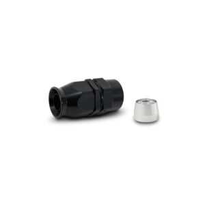 Straight High Flow Hose End Fitting for PTFE Lined Flex Hose, -6AN