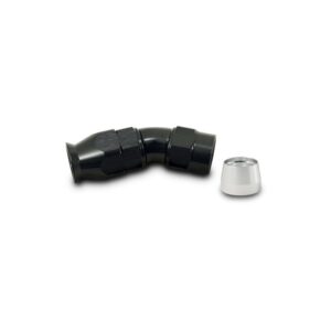 30 Degree High Flow Hose End Fitting for PTFE Lined Hose, -8AN