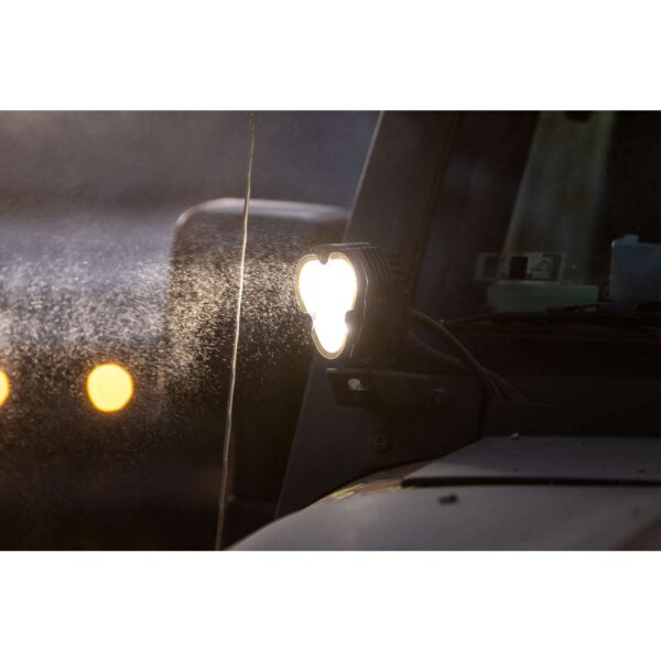 KC Hilites FLEX ERA 3 - Light Shield / Hard Cover - Clear