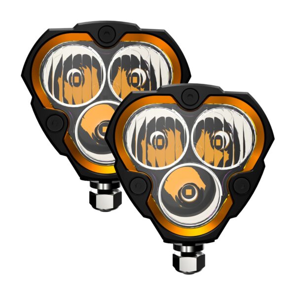 KC Hilites FLEX ERA 3 - Lens Replacement - Clear - Spot Beam
