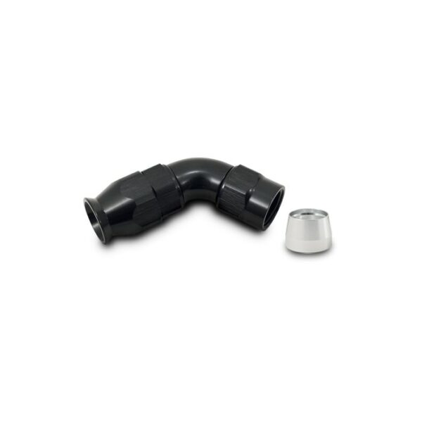 60 Degree High Flow Hose End Fitting for PTFE Lined Hose, -10AN