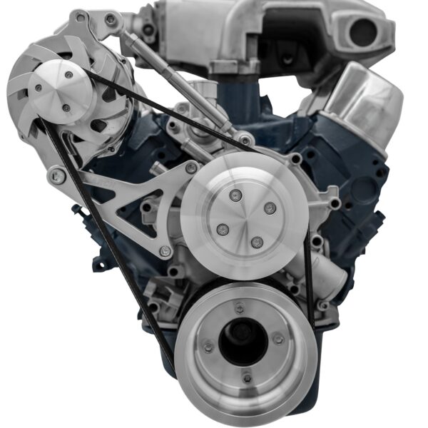 Small Block Ford High Flow Serpentine Conversion Deluxe - 351W - ALT Only