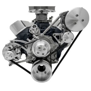 Small Block Ford Serpentine Conversion Ultra - 351W - Early - 3 Bolt - AC & ALT