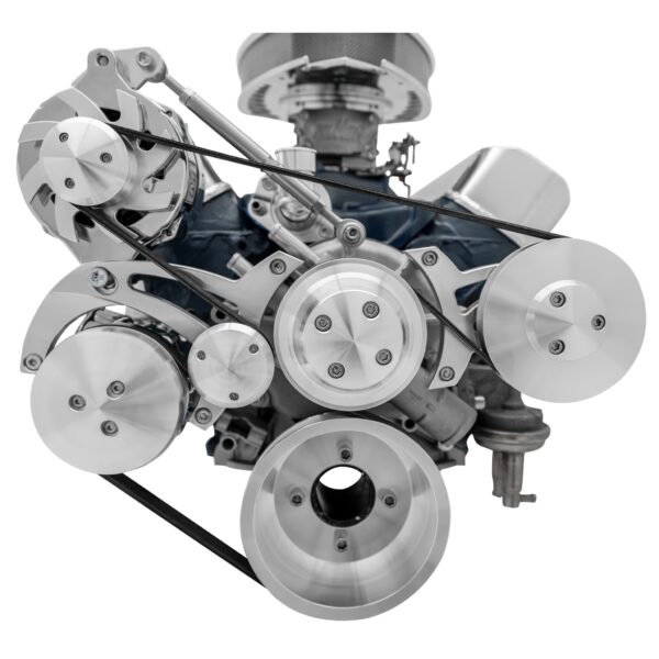 Small Block Ford Serpentine Conversion Ultra - Reverse - 4 Bolt - AC - GMT2