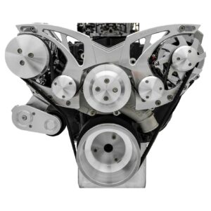 Big Block Ford Style Track Serpentine System - AC & ALT