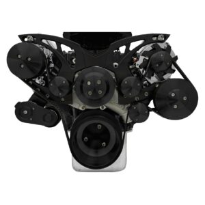 Big Block Ford All Inclusive Black Style Track Serpentine System (AC/PS/ALT)