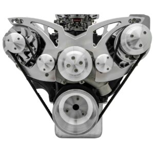 Big Block Ford Style Track Serpentine System - PS & ALT