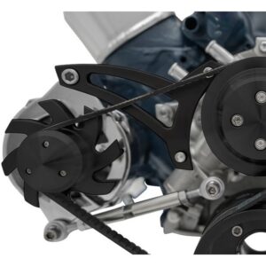 Small Block Ford Alternator Bracket - Early - 302 - Black