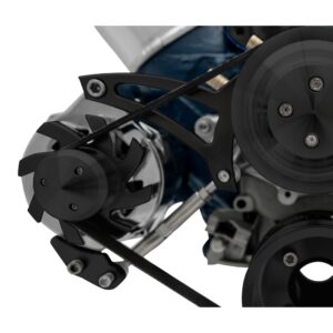 Small Block Ford Alternator Bracket - Late - 302 - Black