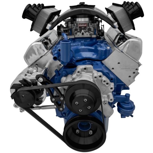 Ford 351 Cleveland Serpentine Conversion - ALT Only - Black