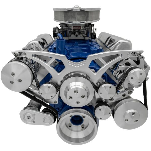 Ford 351 Cleveland Serpentine System - AC & PS