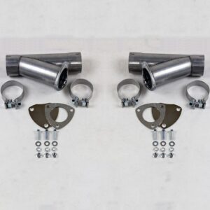 Granatelli Manual Exhaust Cutout - Aluminized Mild Steel - Slip Fit