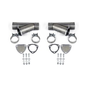 Granatelli Manual Exhaust Cutout - Aluminized Mild Steel - Slip Fit