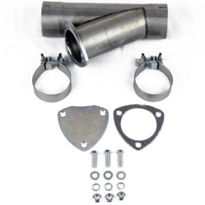 Granatelli Manual Exhaust Cutout - Aluminized Mild Steel - Slip Fit
