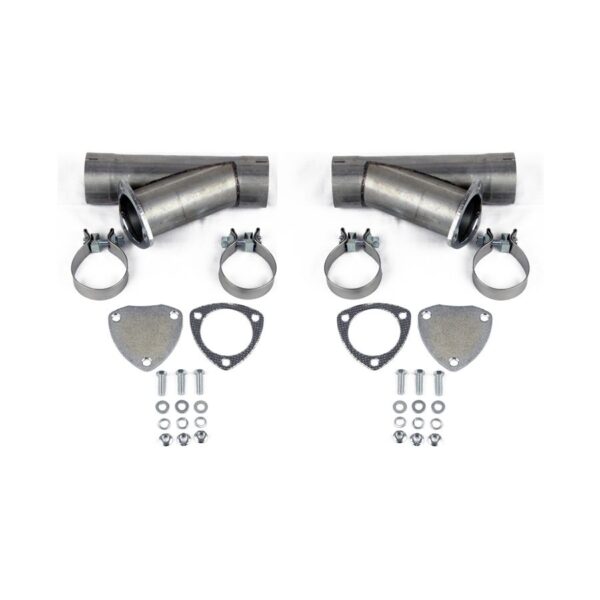 Granatelli Manual Exhaust Cutout - Aluminized Mild Steel - Slip Fit