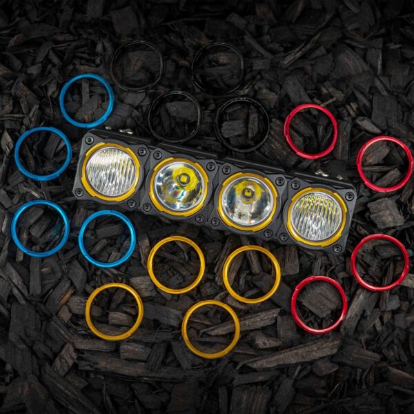 KC Bezel Ring KC FLEX ERA BAR Red 4PC