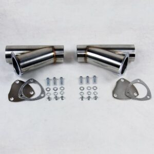 Granatelli Manual Exhaust Cutouts - Stainless Steel - Weld In