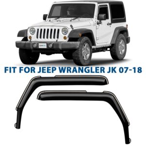 CLIM ART In-Channel Window Deflectors Extra Durable
