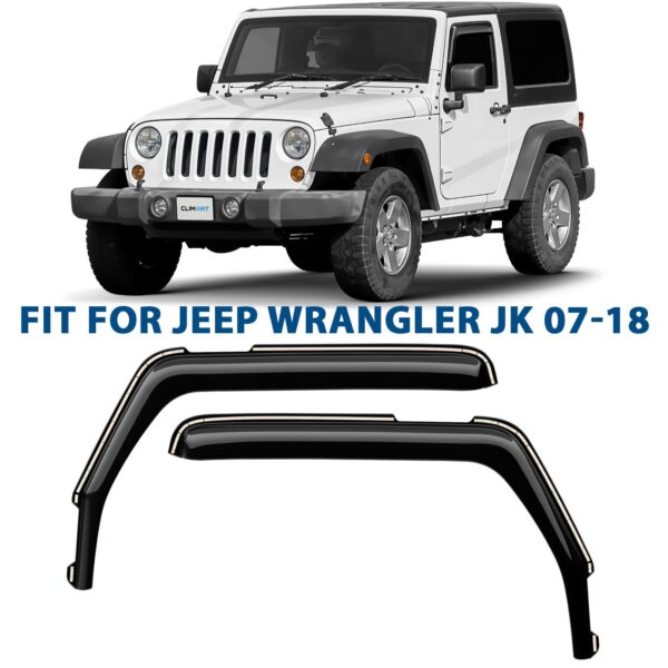 CLIM ART In-Channel Window Deflectors Extra Durable
