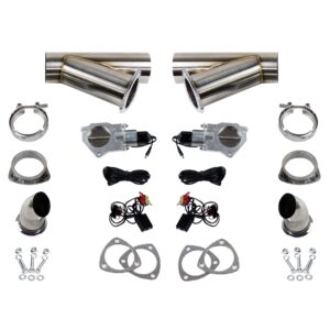 Granatelli Electronic Exhaust Cutout Systems - Stainless Steel - Weld In