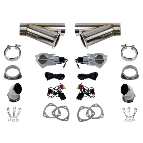 Granatelli Electronic Exhaust Cutout Systems - Stainless Steel - Weld In