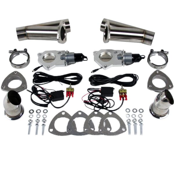 Granatelli Electronic Exhaust Cutout Systems - Stainless Steel - Weld In