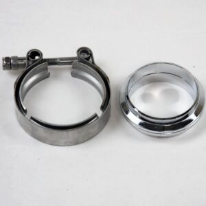 Granatelli V-Bands and Clamps - Stainless Steel Flat Flange