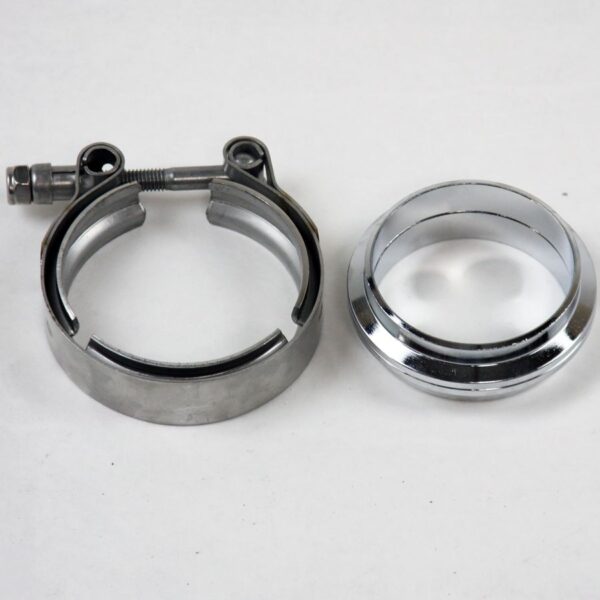 Granatelli V-Bands and Clamps - Stainless Steel Flat Flange