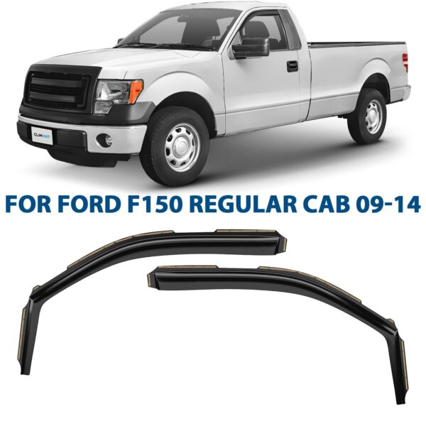 CLIM ART In-Channel Window Deflectors Extra Durable