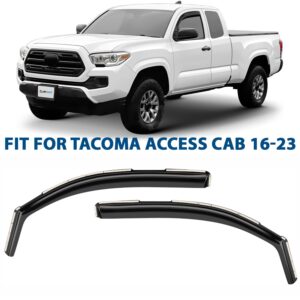 CLIM ART In-Channel Window Deflectors Extra Durable