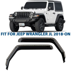 CLIM ART In-Channel Window Deflectors Extra Durable
