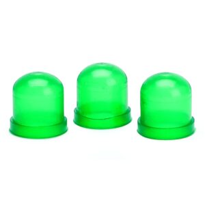 LIGHT BULB BOOTS, GREEN, QTY. 3