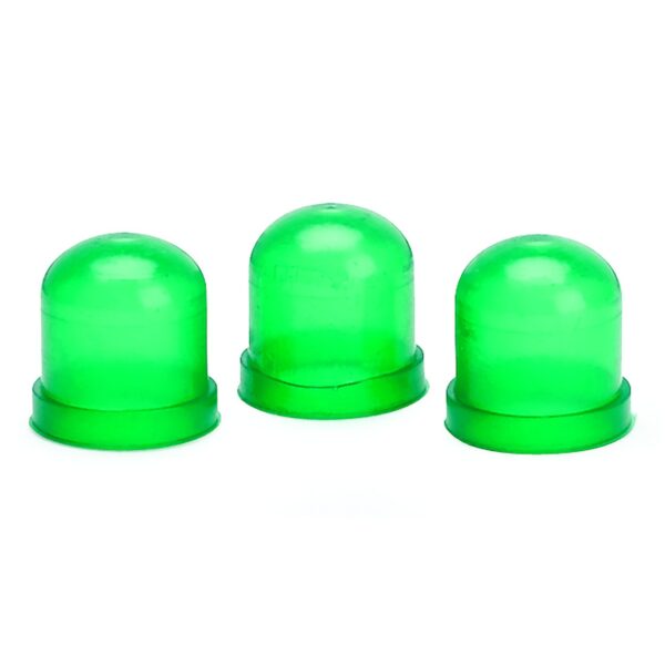 LIGHT BULB BOOTS, GREEN, QTY. 3