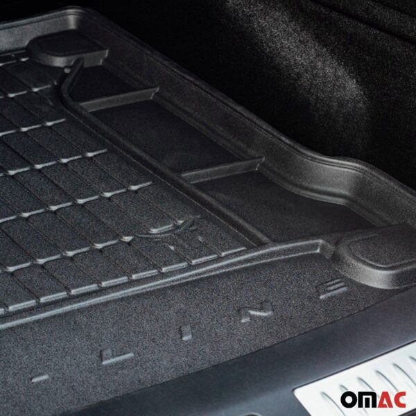 OMAC Premium Rear Cargo Trunk Mat Liner Black For Hyundai Ioniq Hybrid 2017-2023