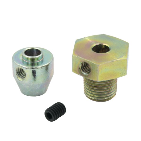 FITTING KIT, THERMOCOUPLE, 1/8NPT MALE W/ SET SCREW & BAND CLAMP, STEEL