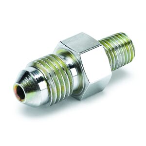 FITTING, ADAPTER, -4AN MALE TO 1/16 in. NPT MALE, FOR FORD FUEL RAIL