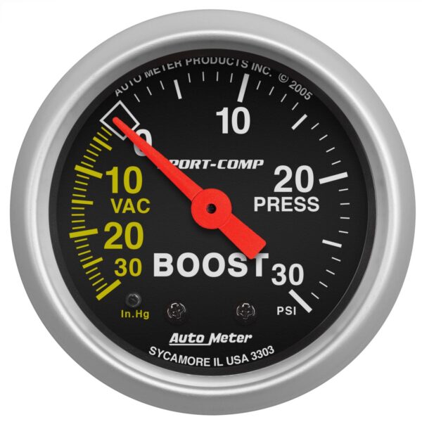 2-1/16 in. BOOST/VACUUM, 30 IN HG/30 PSI, SPORT-COMP