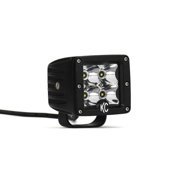 KC Hilites 3 in C-Series C3 LED - 2-Light System - 12W Spot Beam