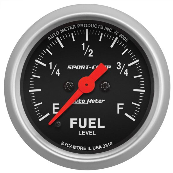 2-1/16 in. FUEL LEVEL, PROGRAMMABLE 0-280 O, SPORT-COMP