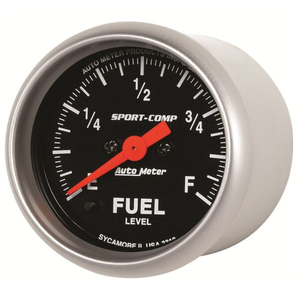 2-1/16 in. FUEL LEVEL, PROGRAMMABLE 0-280 O, SPORT-COMP