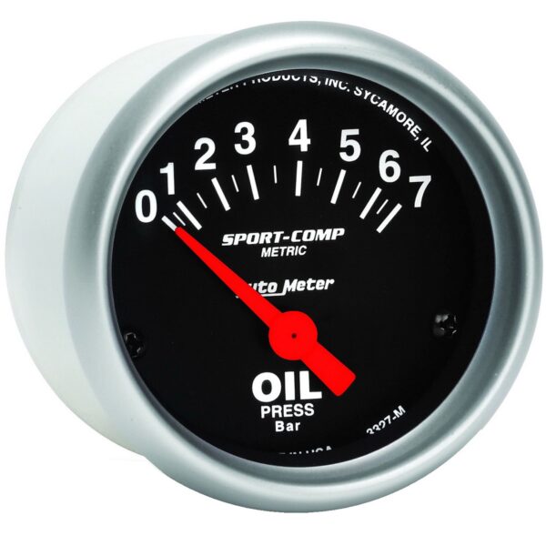2-1/16 in. OIL PRESSURE, 0-7 BAR, SPORT-COMP