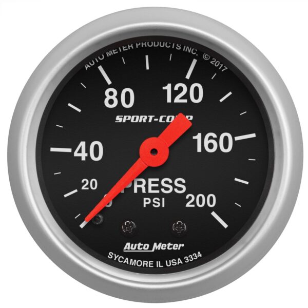 2-1/16 in. PRESSURE, 0-200 PSI, SPORT-COMP