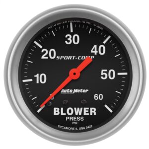 2-5/8 in. BLOWER PRESSURE, 0-60 PSI, SPORT-COMP