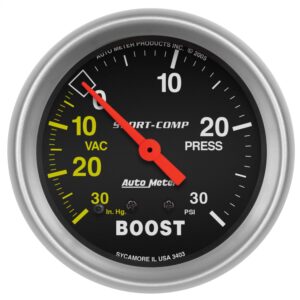 2-5/8 in. BOOST/VACUUM, 30 IN HG/30 PSI, SPORT-COMP
