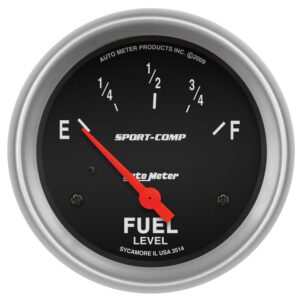2-5/8 in. FUEL LEVEL, 0-90 O, SSE, SPORT-COMP