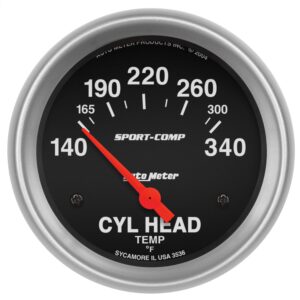 2-5/8 in. CYLINDER HEAD TEMPERATURE, 140-340 Fahrenheit, SPORT-COMP