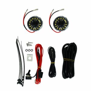 KC Hilites Cyclone LED - 2-Light Universal Under Hood Lighting System - 5W Flood Beam