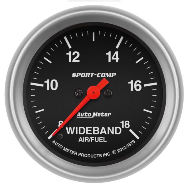 2-5/8 in. WIDEBAND AIR/FUEL RATIO, ANALOG, 8:1-18:1 AFR, SPORT-COMP