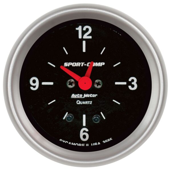 2-5/8 in. CLOCK, 12 HOUR, SPORT-COMP